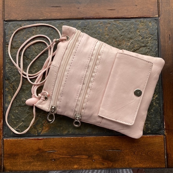 Handbags - Pink leather crossbody